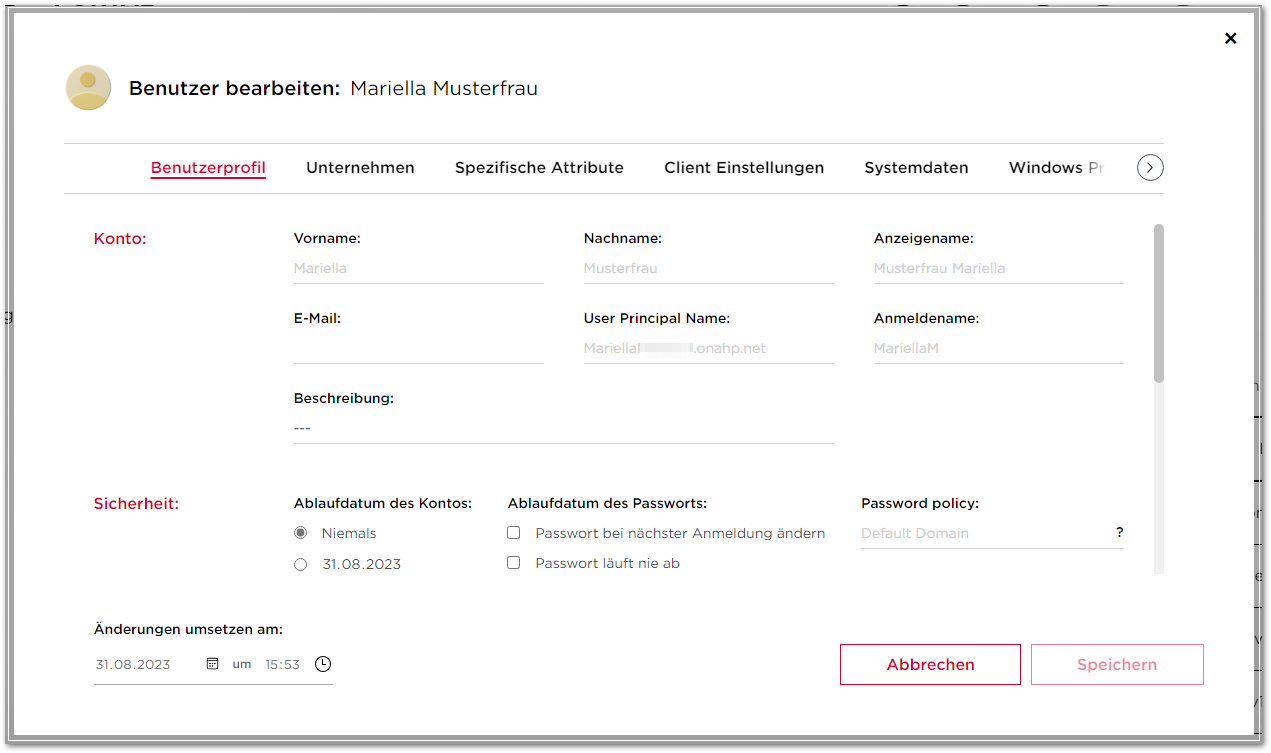 Benutzer bearbeiten_Benutzerprofil Q1 2023